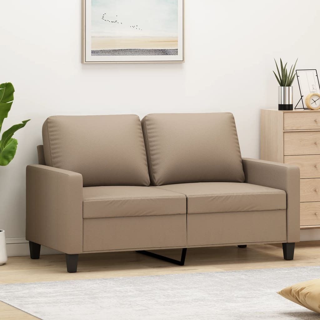 "2024"cloris 2-Sitzer-Sofa Cappuccino-Braun 120 cm Kunstleder - Klassische Sofas CHY27524930