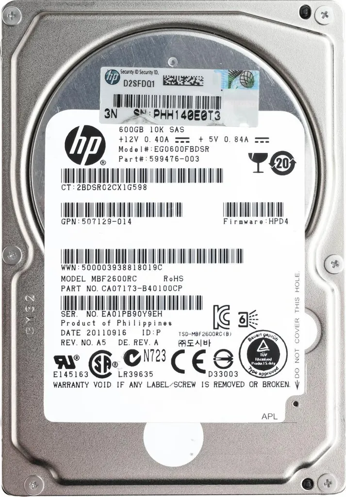 Évitez les ralentissements serveurs avec le disque HPE 600 Go SAS 10k RPM