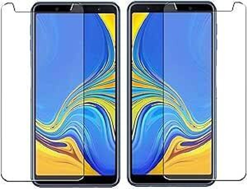 ino 2x Schutzglas kompatibel mit Samsung Galaxy A7 2018 Panzerglas Panzerfolie Displayschutzglas Schutz Glasfolie Displayglas 9H