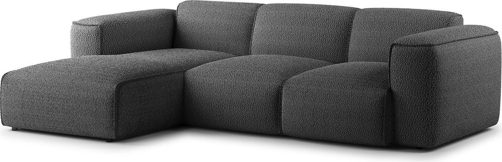 home24 3-Sitzer Ecksofa mit Longchair