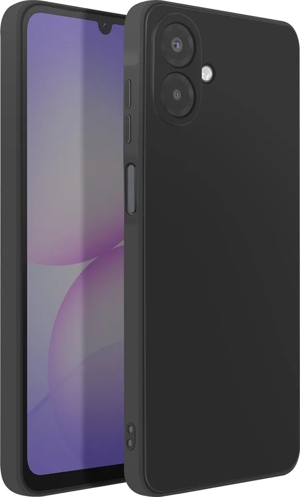 Avizar Cover Galaxy A07 Silicone Nero Antiurto - Protezione Top