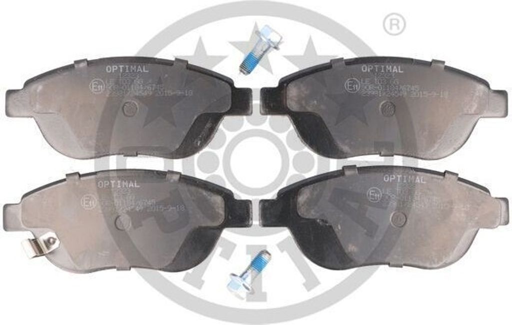 OPTIMAL Bremsbeläge Satz Vorne Bremsklötze für OPEL Corsa D Schrägheck (S07) BP-12323