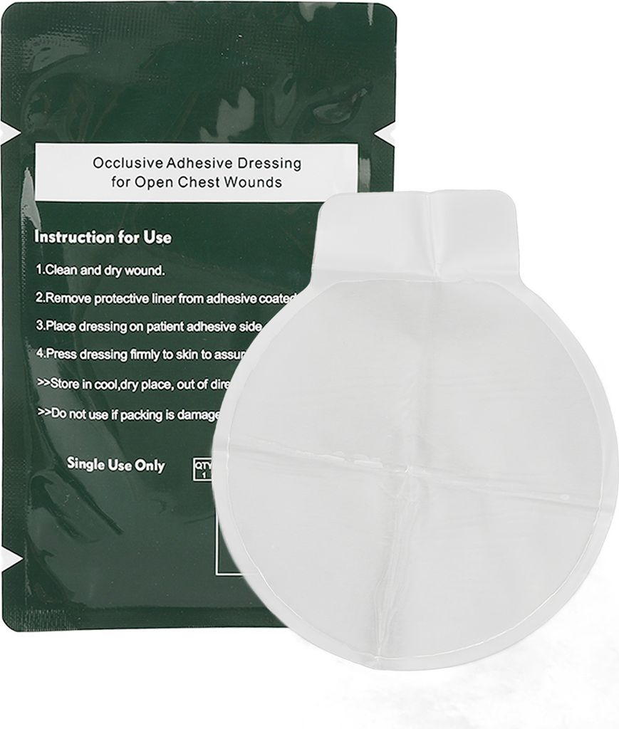 Vent Chest Seal Hydrogel Okklusives Klebepflaster für Produktbild 