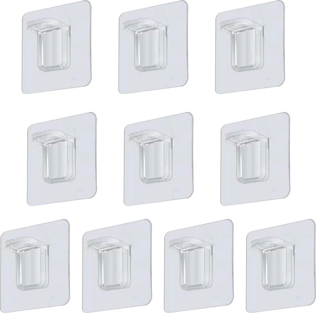 10pcs Regalhalterung selbstklebender lagernfreier schwimmender Wandregal-Unterstützung Haushaltsvorräte