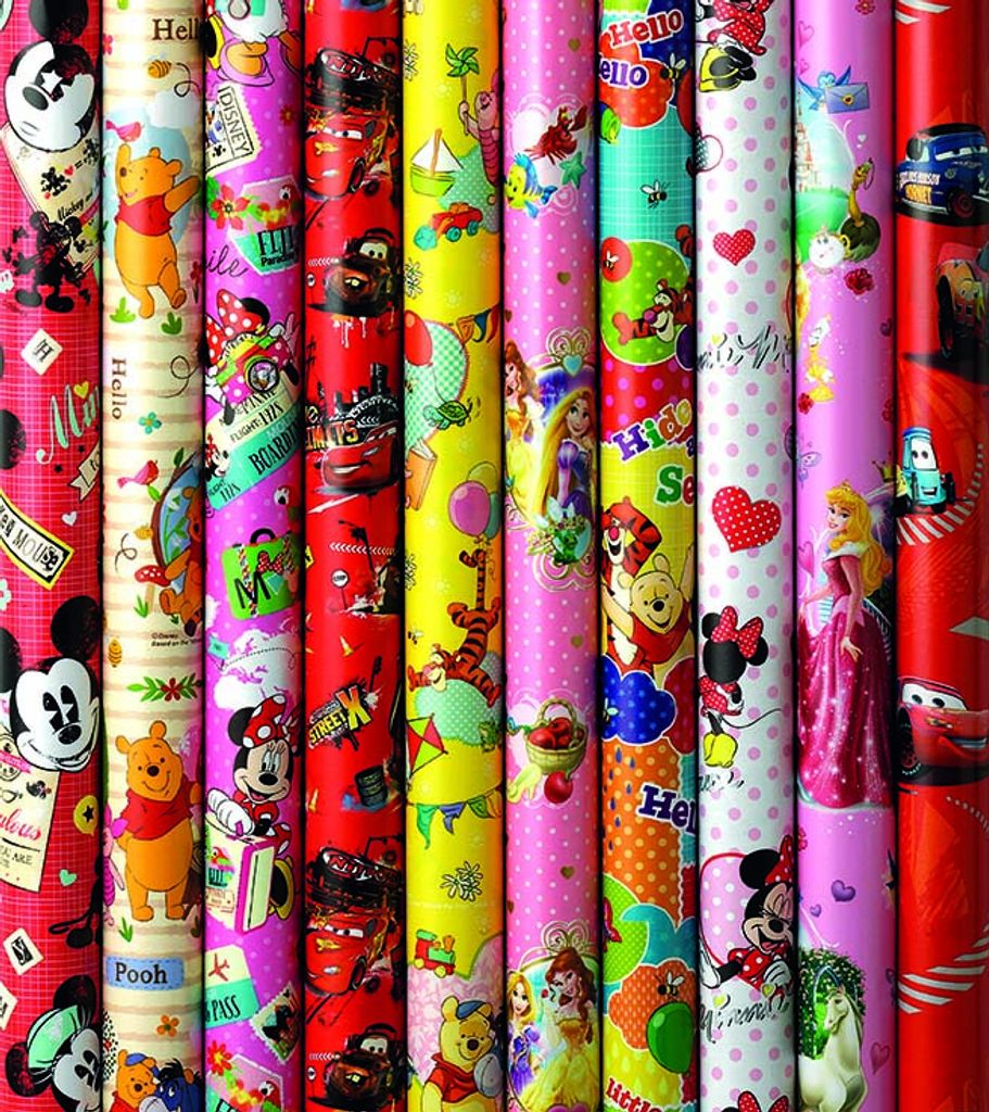 Sortiment baliaceho papiera Disney - 60 roliek á 200 x 70 Obrázok produktu 