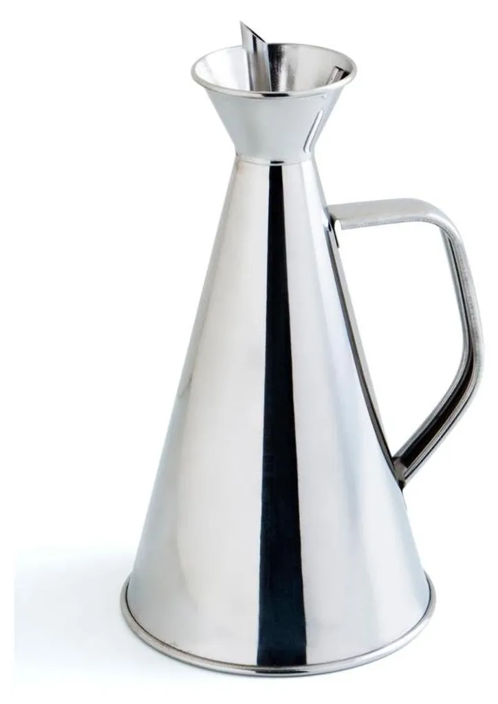 Distributeur d'huile Renova 50 cl transparent en inox pour la cuisine