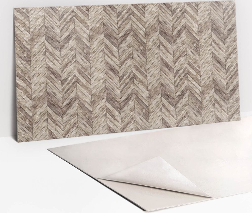 PVC-Wandschutz für die Küche - Stilvoller Schutz für Ihre Wände 100 x 50 Brown Boards