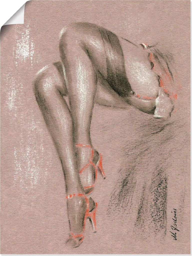 ARTland Poster Erotisches in High Heels Größe: 30x40 cm