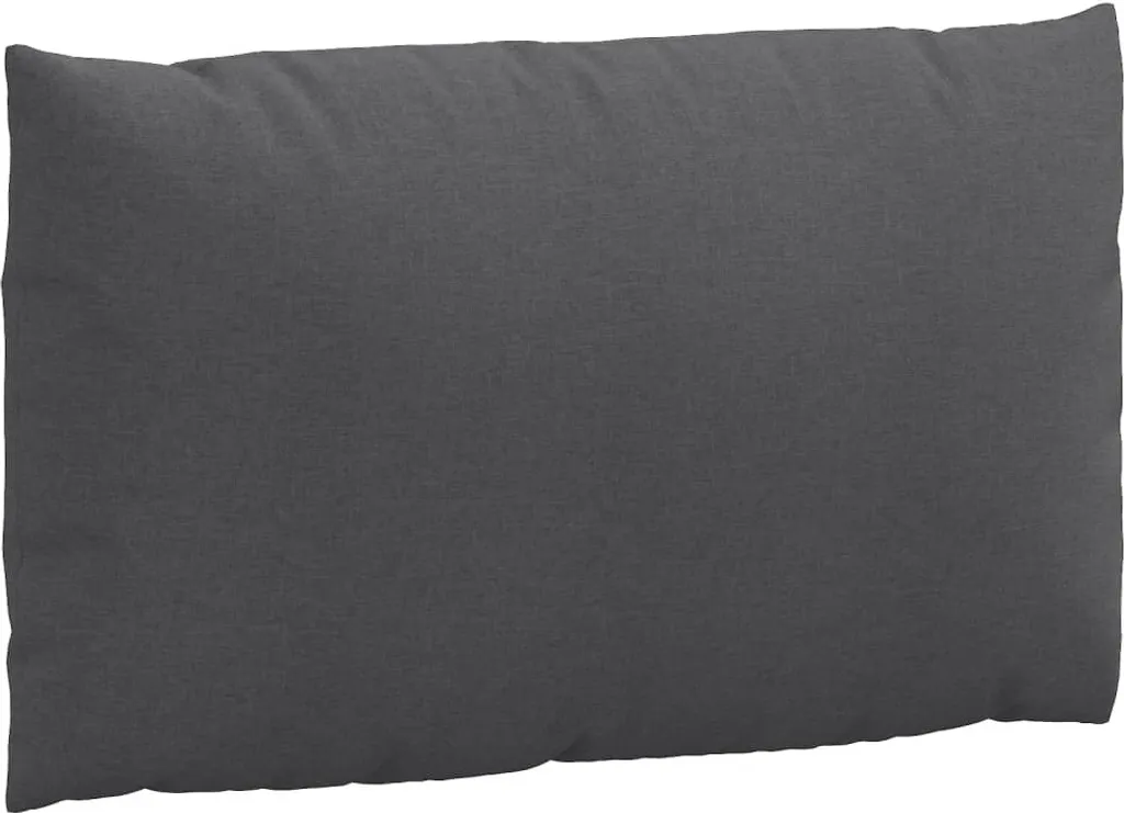 Coussin palette anthracite mélangé en tissu épais 2 pcs robuste