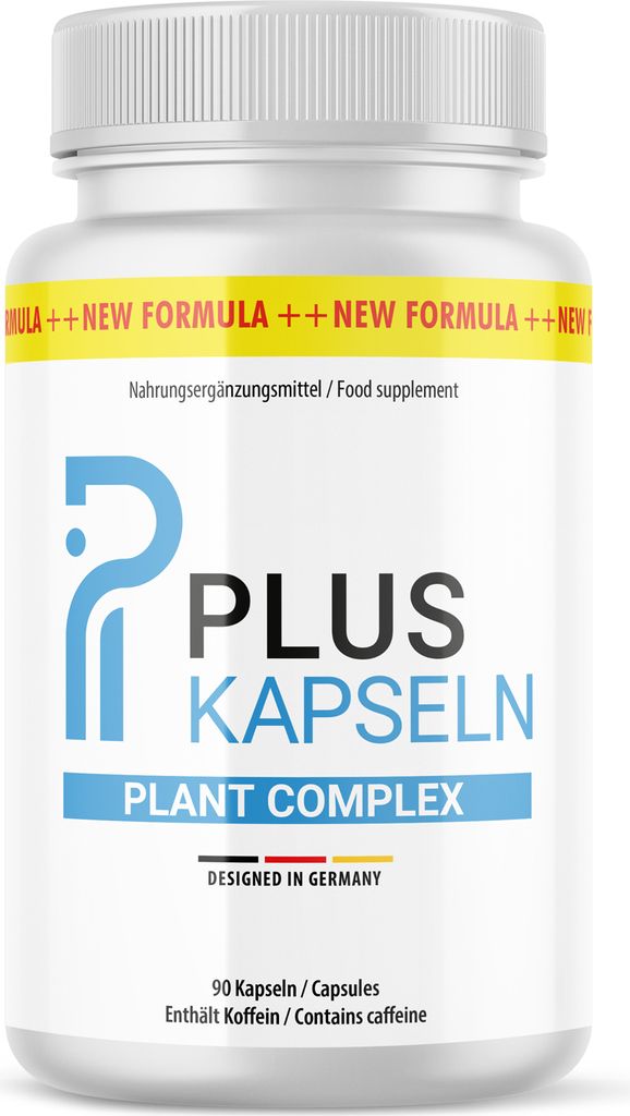 PLUS Kapseln |  Naturreine Pflanzenkraft für Mann & Frau | Produktbild 