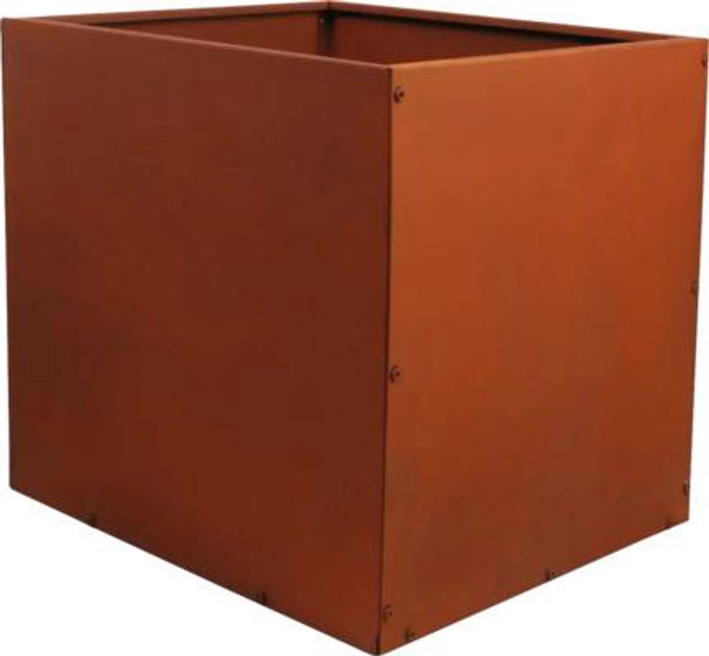 Pflanztopf FloraSelf Edelrost Metall 50 x 50 x 50 cm rost