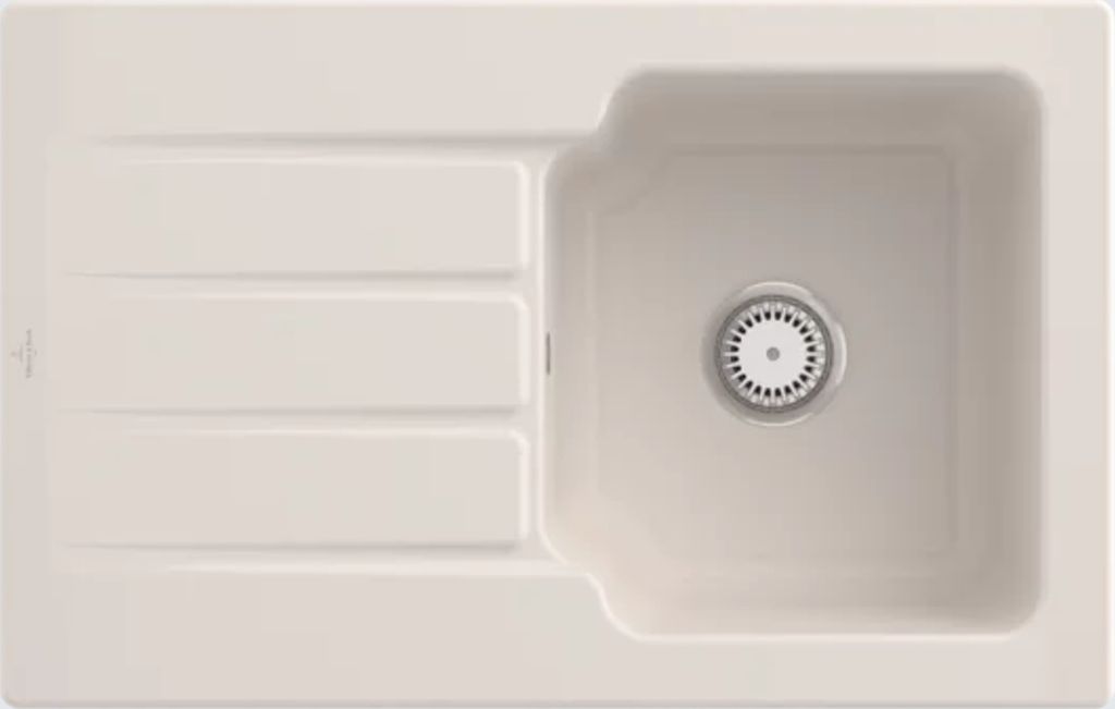 Villeroy & Boch Keramikspüle 334001KR, Architectura 45 Einbauspüle