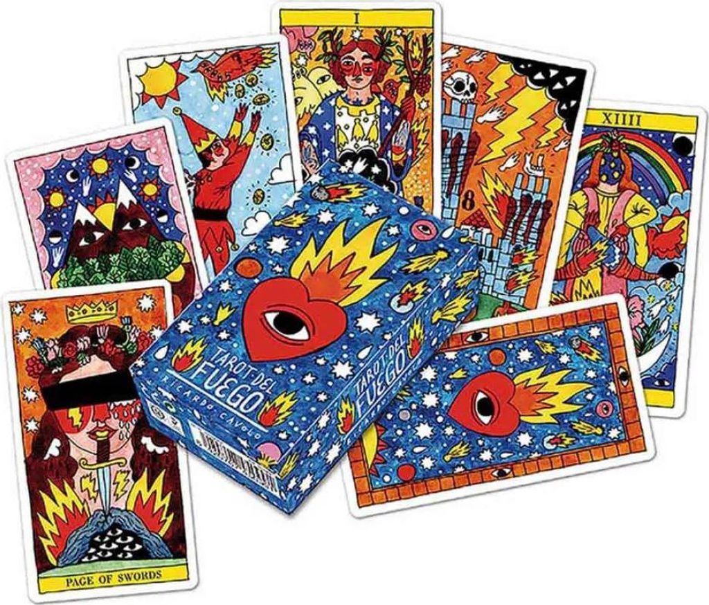Shuffle Feuer-tarot-kartenspiel Mehrfarbig  Mehrfarbig One Produktbild 