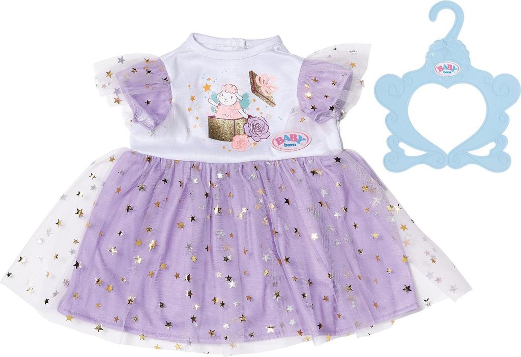 BABY born Lilac Tutu Dress 43cm, Sukienka dla lalki, 3 Zdjęcie produktu 