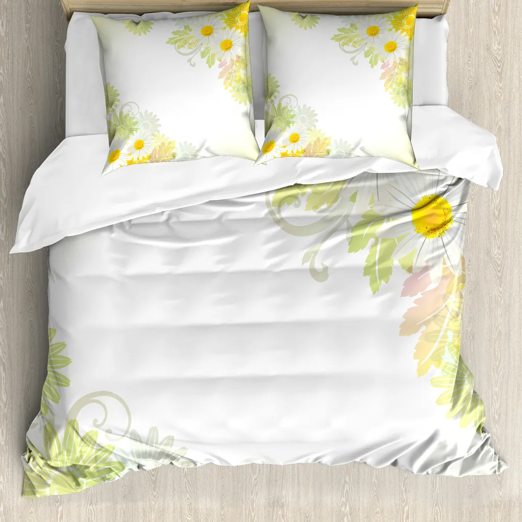 Set Letto ABAKUHAUS Astratto Giallo 155x220 - Design e Igiene Totale