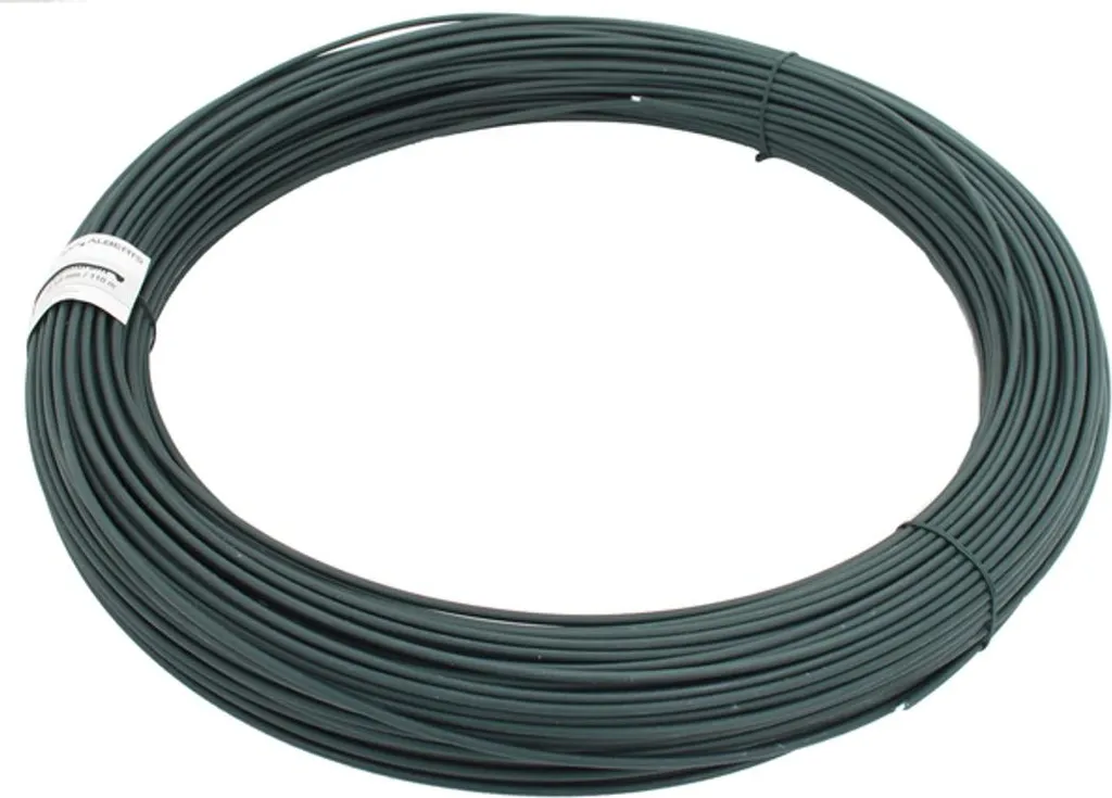 Fil de tension pour tendre votre grillage de jardin 110m vert Alberts