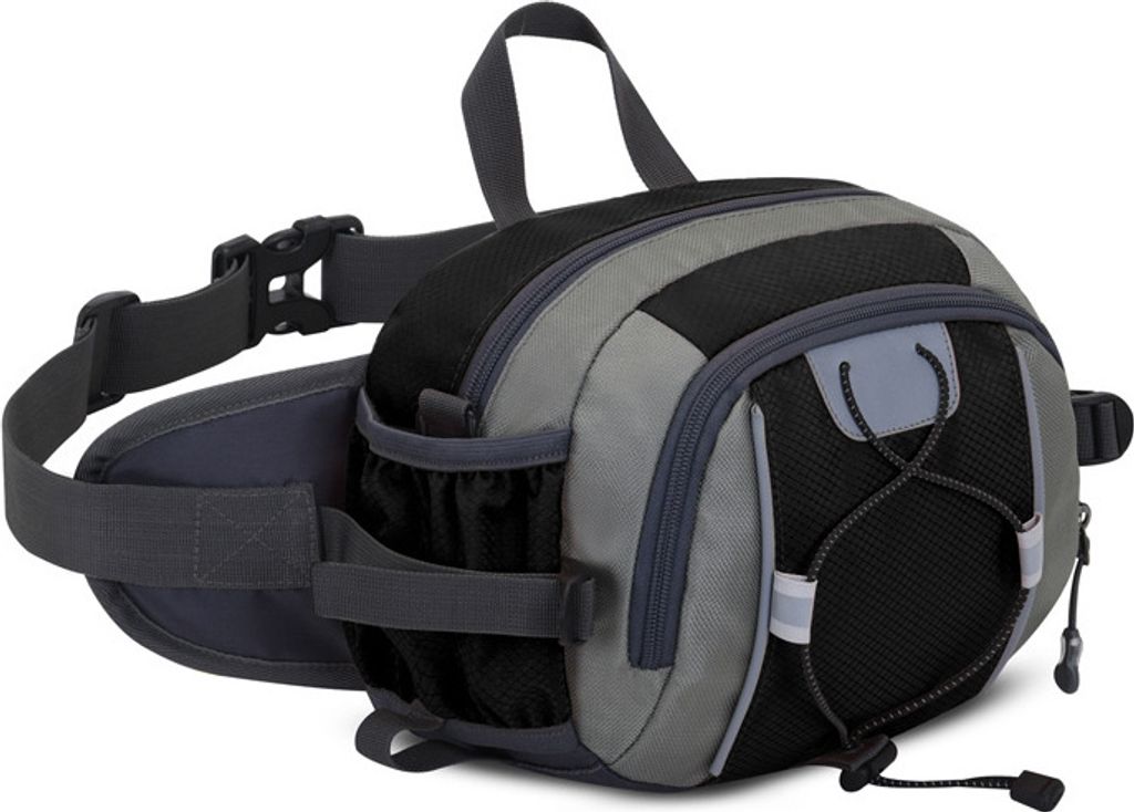 INF Sport-Wasserkocher-Gürteltasche, multifunktional, wasserdicht Schwarz