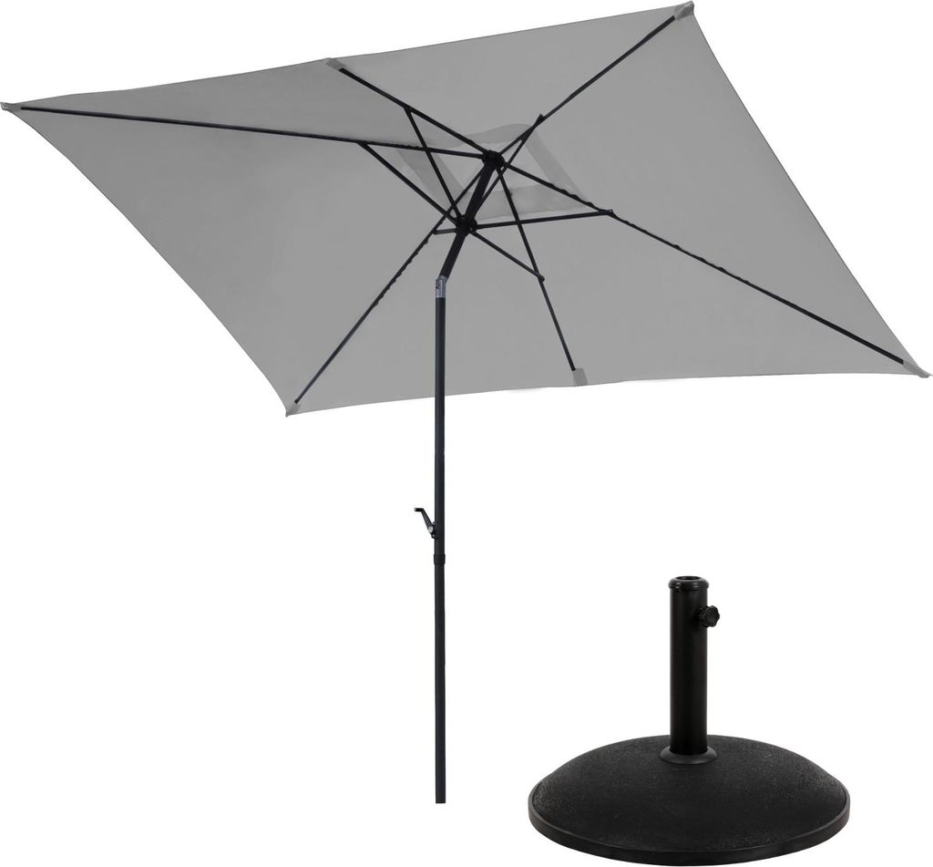 SVITA Set parasol avec pied de parasol 3x2m Parasol de Image du produit 
