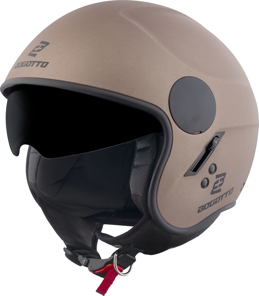 Bogotto H595 SPN Jethelm, braun matt, XL