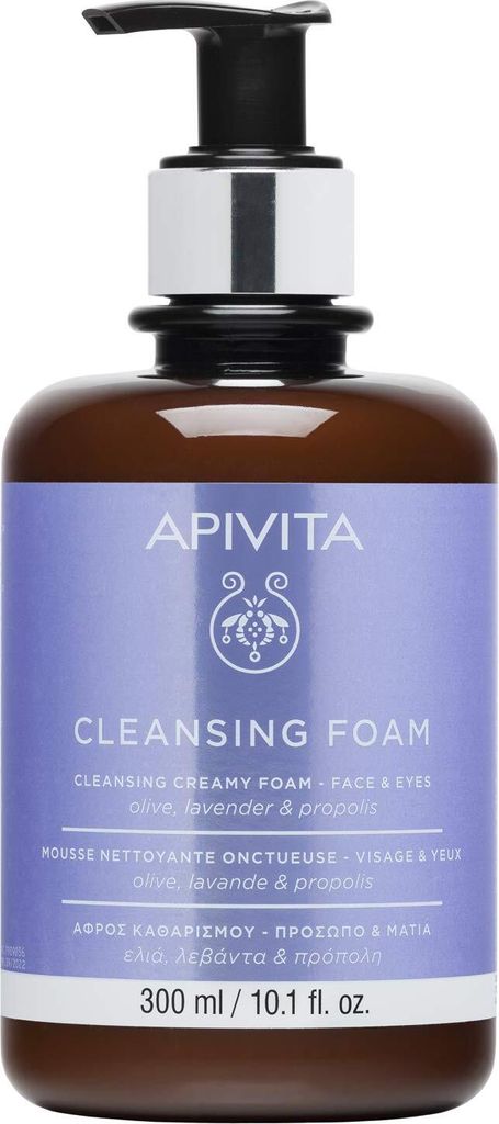 Apivita Face & Eye Foam Cleanser 300 ml