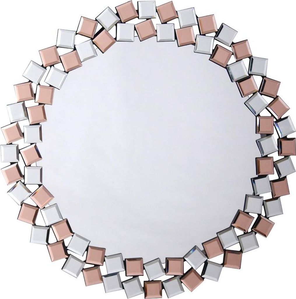 Wandspiegel Mosaic 1800 Silber / Rosa Produktbild 