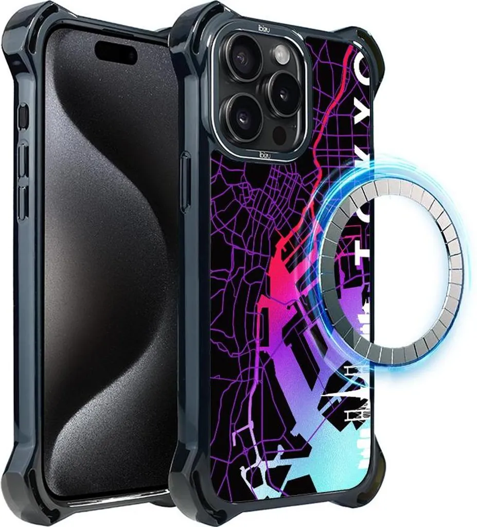 Custodia MagSafe IBIZU DropGuard Ultra iPhone 15 Pro Max Tokyo