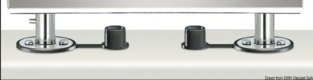 Support extensible MAGMA en acier robuste pour montage sur plaque