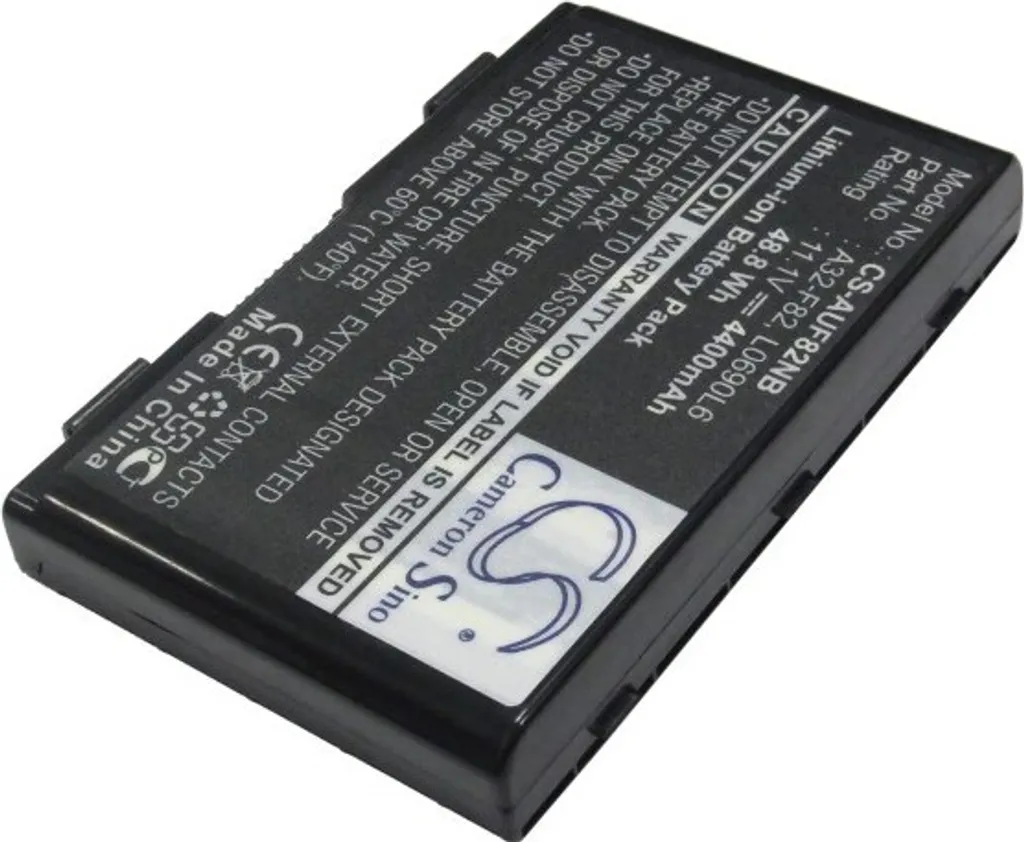 Batterie Asus F83VF K40e F52Q - 4400mAh Performance Stable par Techtek