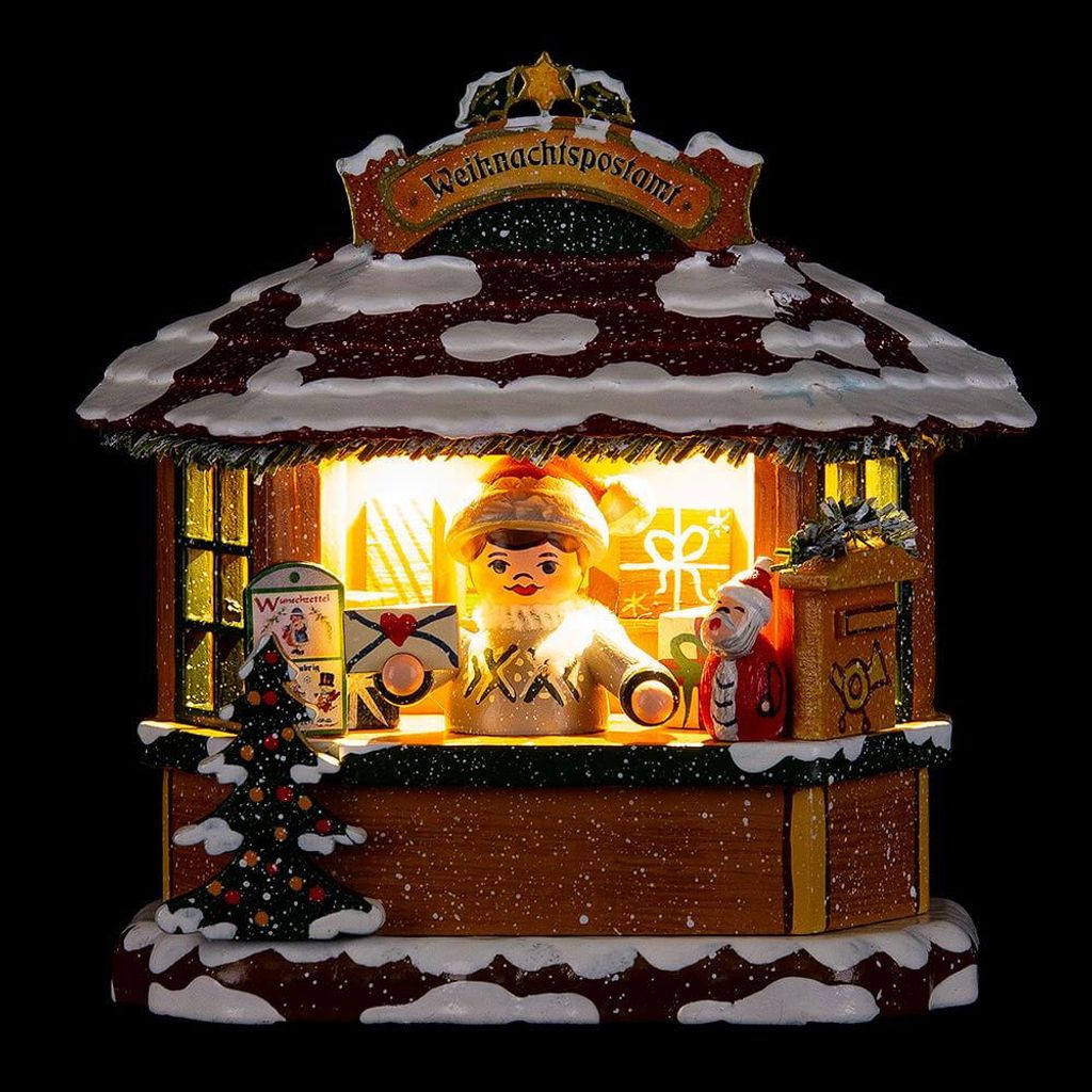Winterkinder Weihnachtspostamt (10cm) von Hubrig Volkskunst Produktbild 