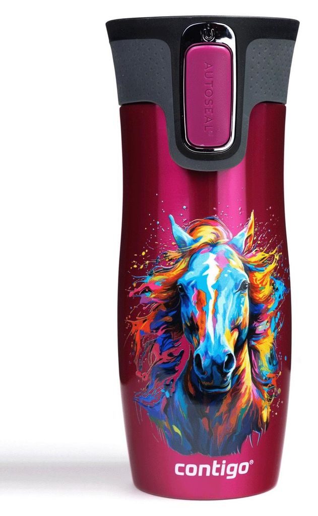 ContiGo! West Loop 2.0 Thermobecher 470 ml Horse Himbeer Produktbild 