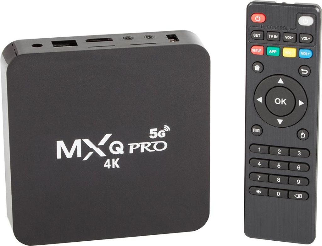 Modèle 13143 Smart TV BOX 8 Go MXQ PRO 4K, décodeur Android Image du produit 