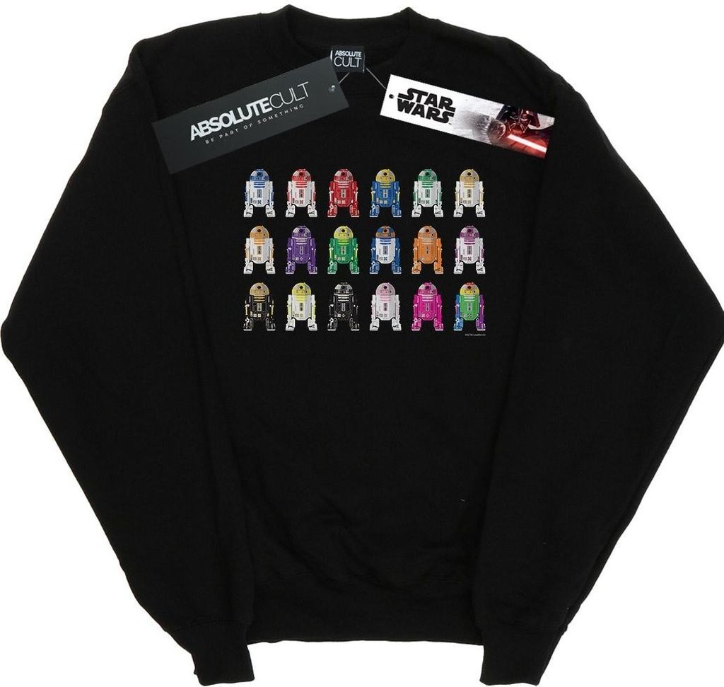 Star Wars - "R2 Units" Sweatshirt für Herren BI45703 (L) (Schwarz)