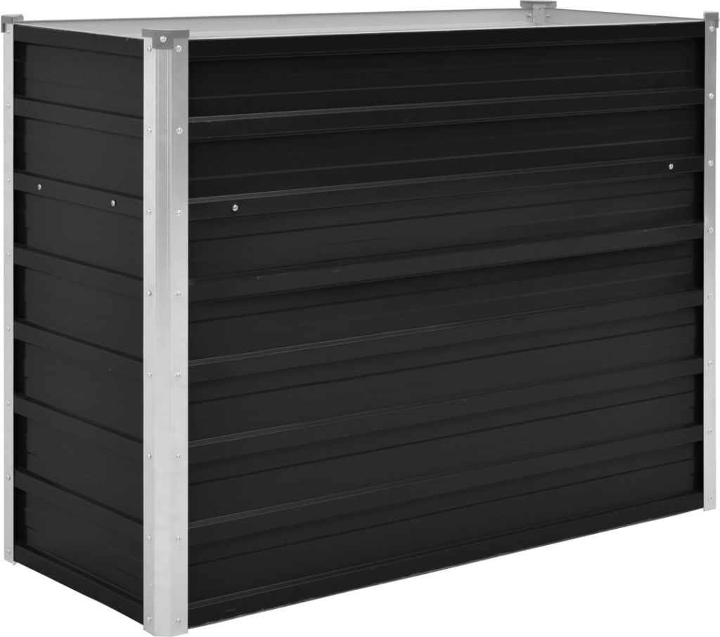 vidaXL Letto da giardino rialzato antracite 100 x 40 x 77 Immagine del prodotto 