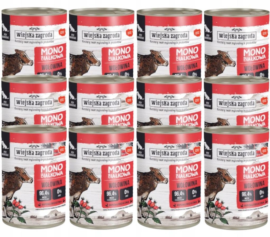 Wiejska Zagroda Monoproteínové mokré krmivo pre psov s Obrázok produktu 