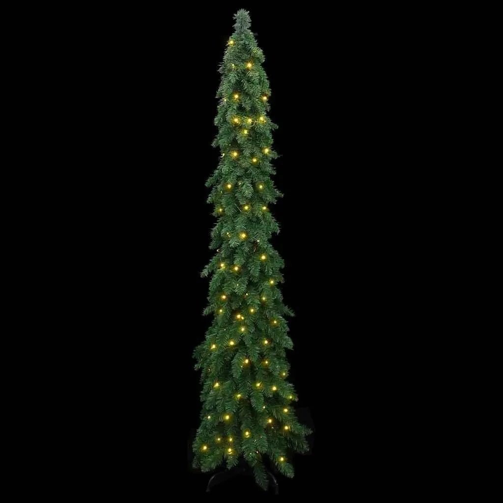 Sapin de Noël Artificiel 210 cm : Fini les Aiguilles avec 130 LED