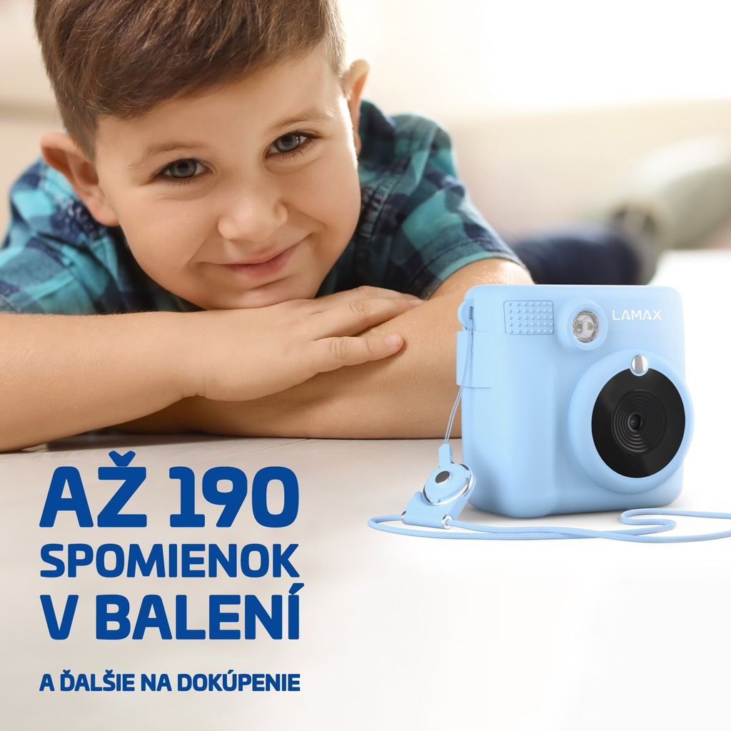 Dětská kamera LAMAX InstaKid1 Blue (LXKCMIK1NNNLA) Obrázok produktu 3