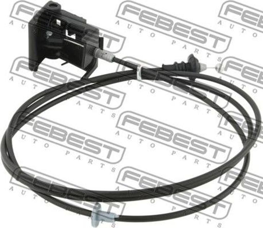 FEBEST 05101-BK Motorhaubenzug OE BP4K56720A kompatibel mit 3