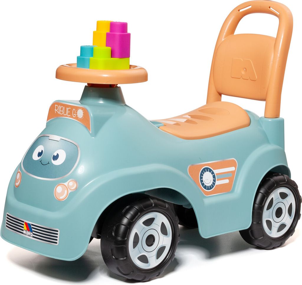 RIBLIE GO scivolo blu con 10 blocchi da costruzione Moltó Immagine del prodotto 