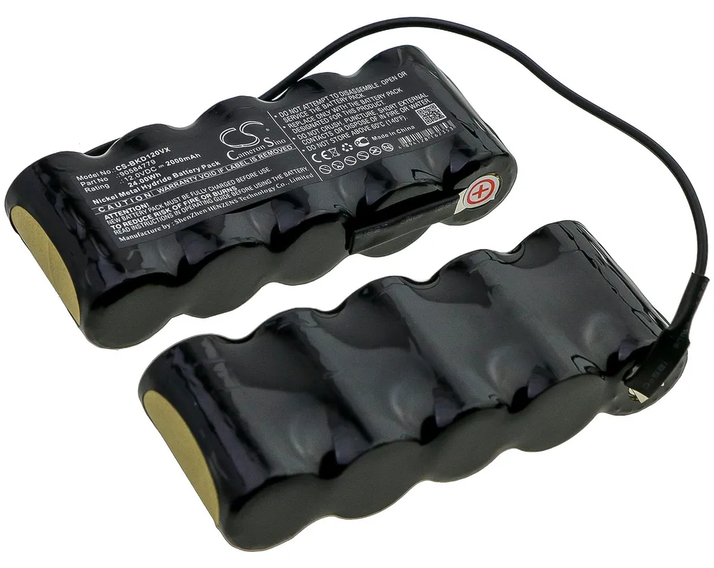 Batterie de Rechange pour Aspirateur Black+Decker Flexi PD1200 Type 1