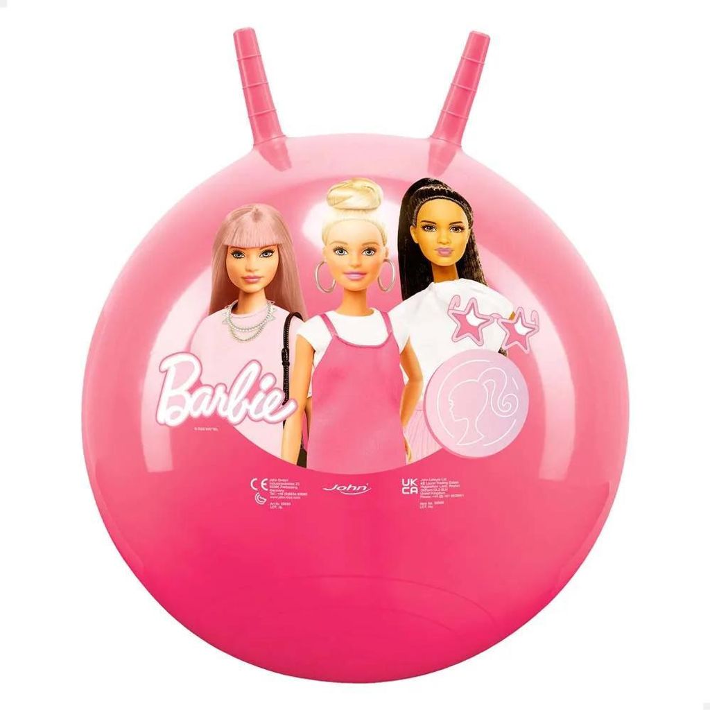 Barbie Official Inflatable-45-50cm Hüpfball Rosa Kinder Rosa One Size