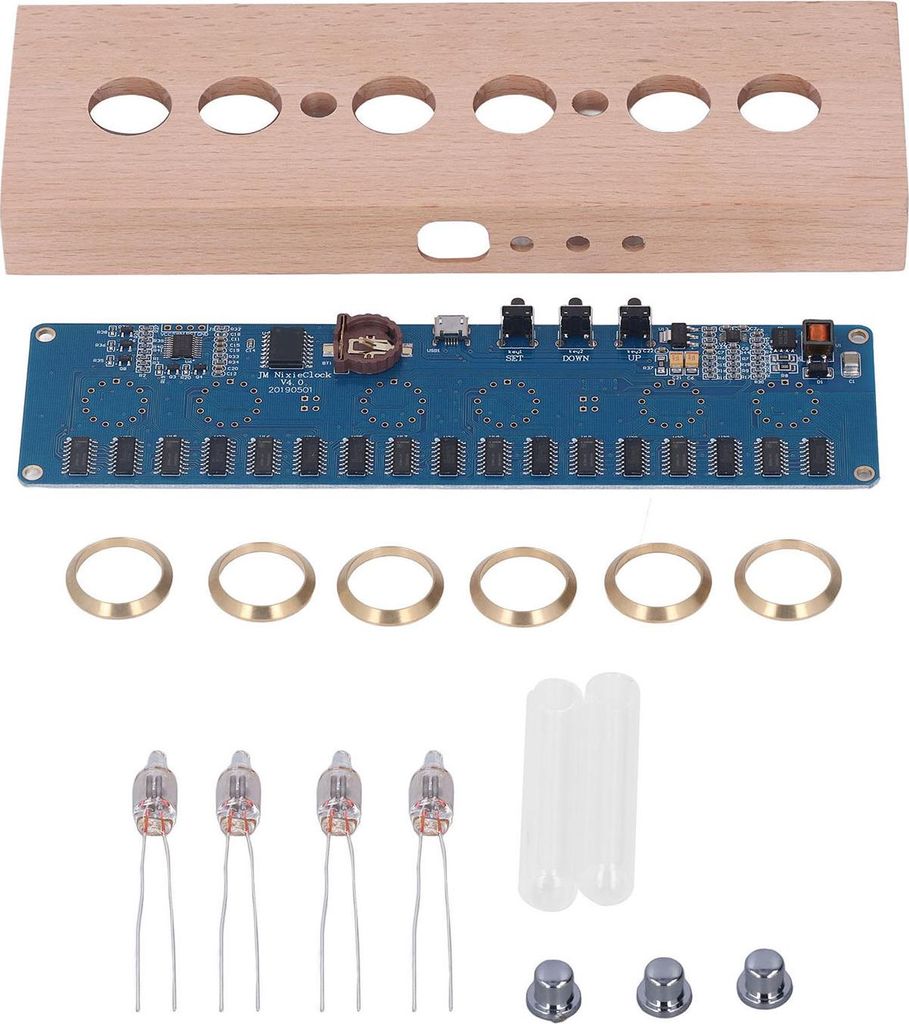 IN14 Leuchtröhrenuhr-Bausatz, 5V 1A USB-betrieben