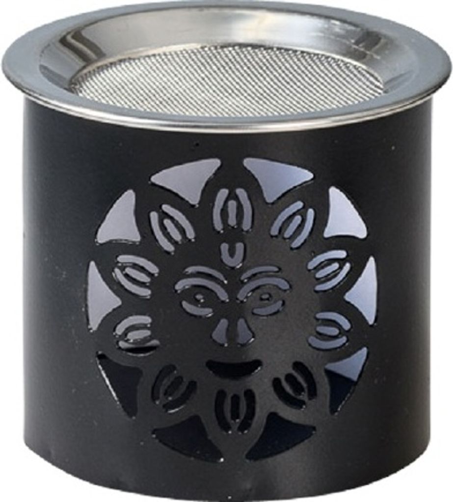 Duftlampe Sonne schwarz Höhe 6 cm