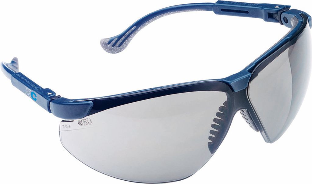 Schutzbrille XC klar kratzfest Größe