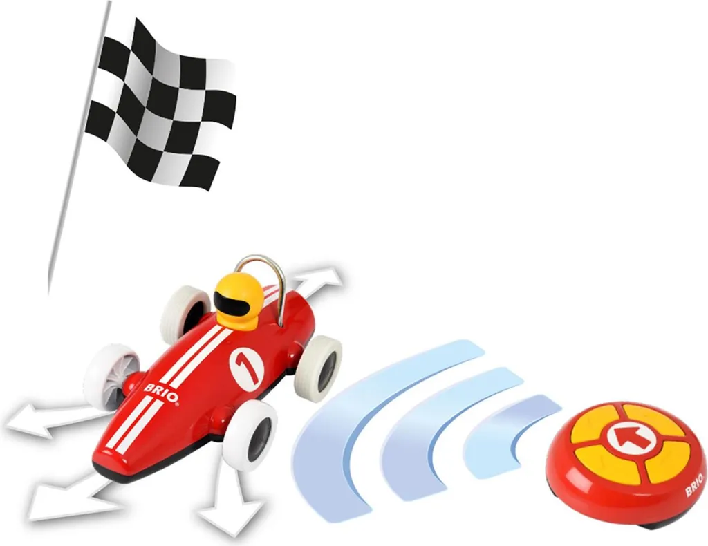 BRIO 30388 RC Racing Car : voiture de course télécommandée dès 2 ans