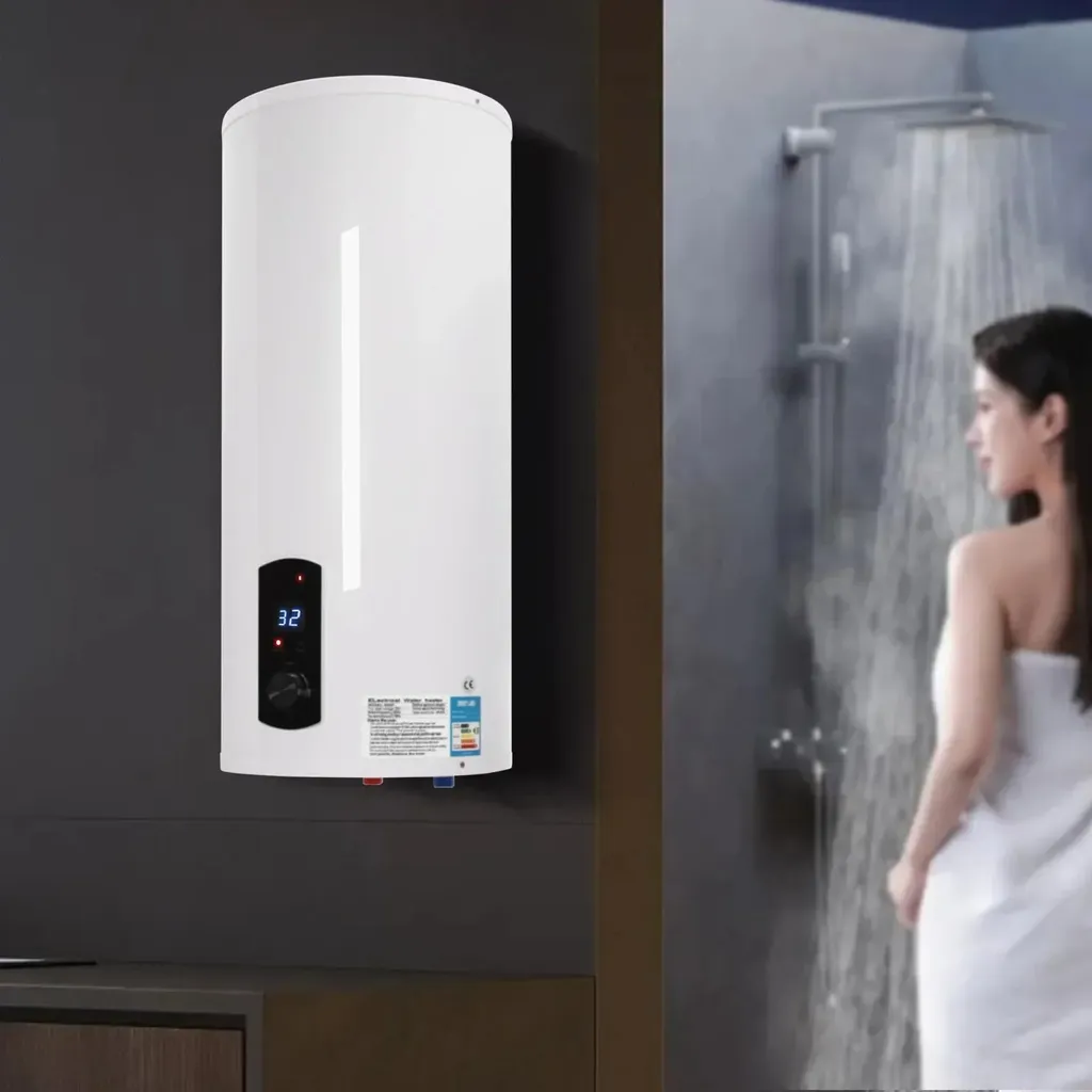 Chauffe-eau pour famille 120L - Solution murale verticale 2000 Watts - 6