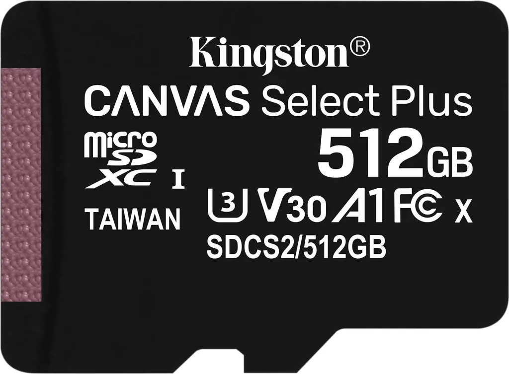 Carte Mémoire Kingston 512 Go pour Smartphone et Tablette Android
