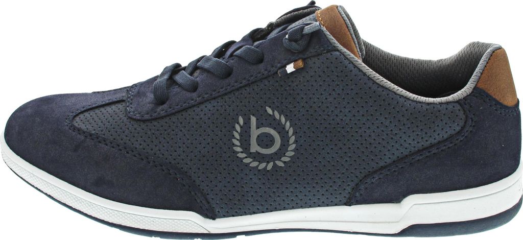 Bugatti Solar Exco Herrenschuhe Schnürschuhe Blau Freizeit, Schuhgröße:40 EU