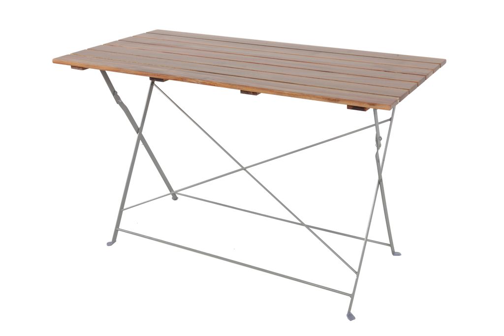 Biergarten Tisch Gartentisch Klapptisch 120 x 60 cm Akazie Produktbild 
