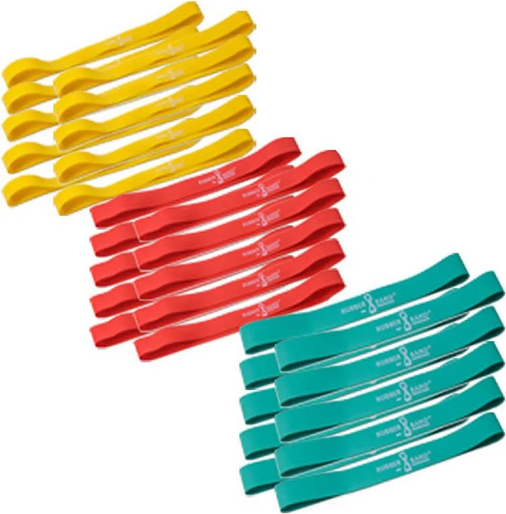 Dittmann Rubberband Set de 30 pièces : Élastiques Fitness Résistants