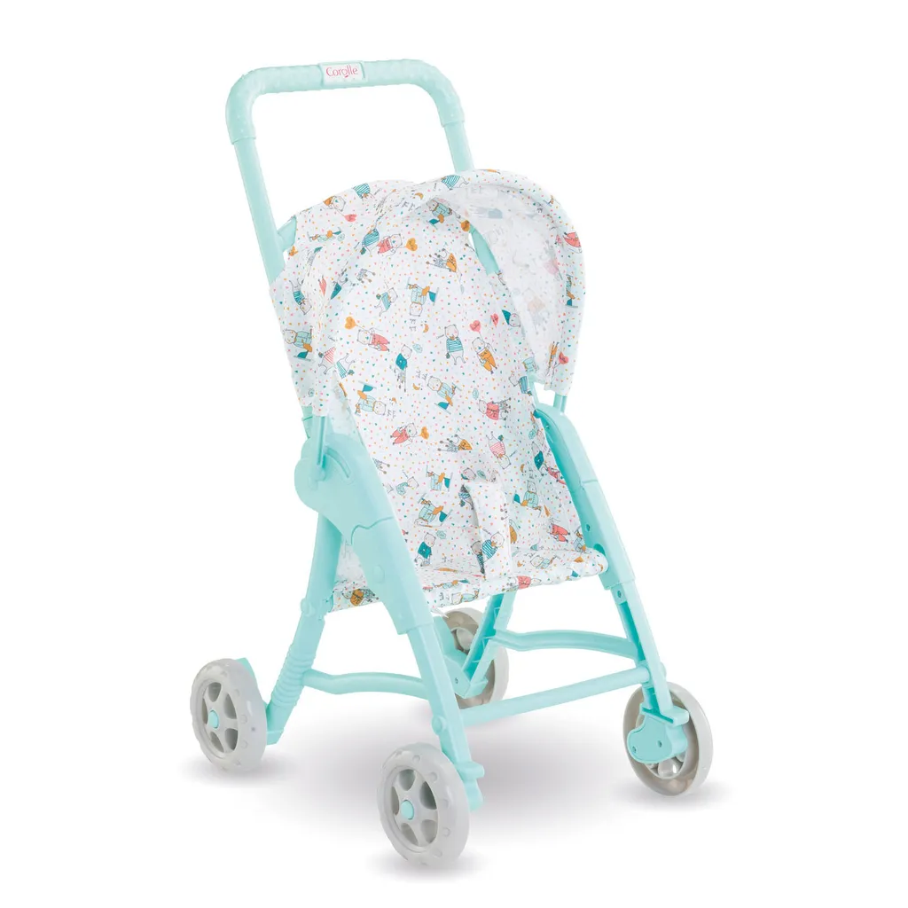 Poussette pour poupées Corolle MPP bleue - Idéale pour les promenades